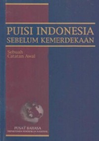 Puisi Indonesia Sebelum Kemerdekaan